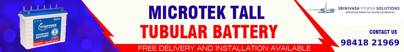 Microtek Inverter Battery in Chennai