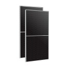 WAAREE 585Wp 144Cells 24 Volts N-Type Framed Dual Glass Bifacial Non-DCR Solar Module