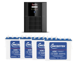 MICROTEK UPS JM SW 4000+/48V + Dura Long M1502424TT | 150Ah Tall Tubular Battery